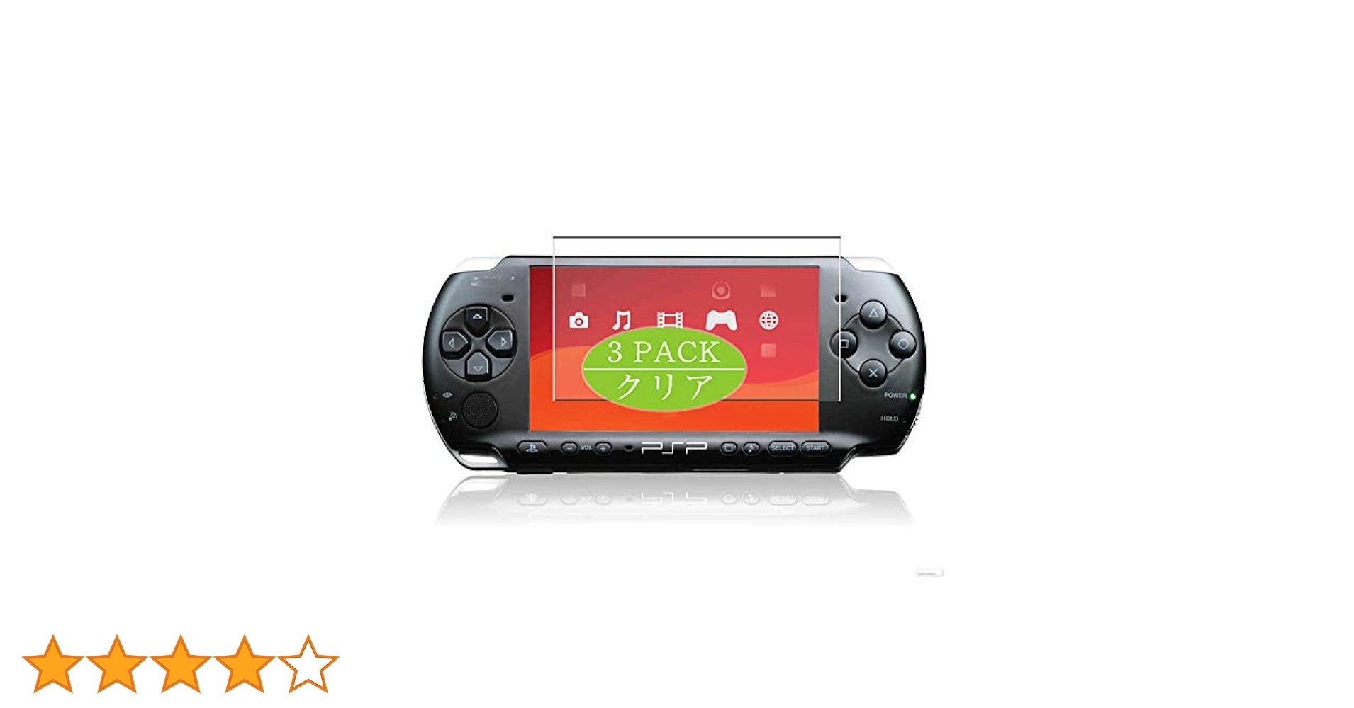 Amazon | 3枚 VacFun フィルム ， SONY PSP 3000 PSP3000 向けの